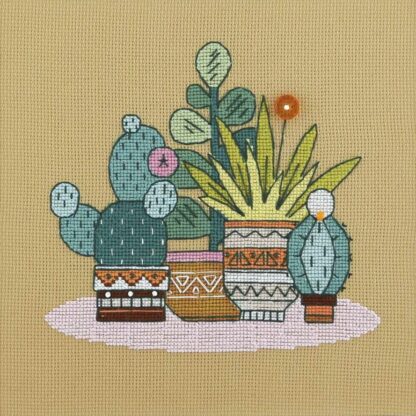 "Messico"-01. Kit ricamo punto croce