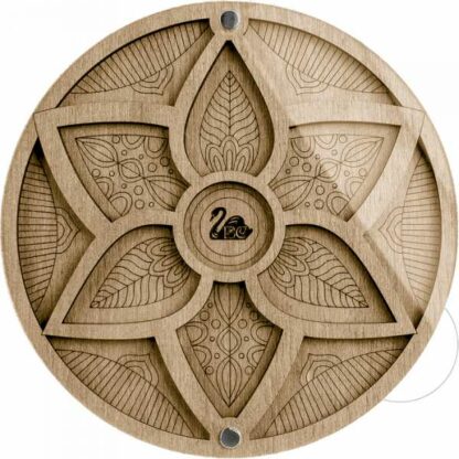 Piattino di legno con coperchio