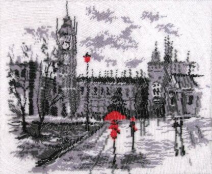 “Weekend a Londra”. Kit ricamo a perline