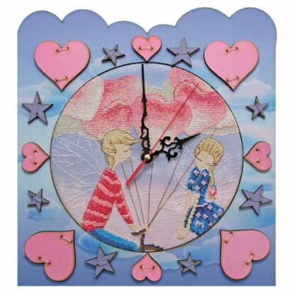 "Orologio. Tempo d'amore". Kit creatività ricamo punto croce