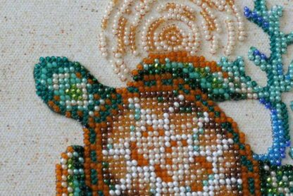 "Abitanti del mare". Kit ricamo a perline - Image 2