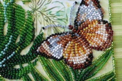 "Exotica. Monstera deliciosa". Kit ricamo a perline - Image 2