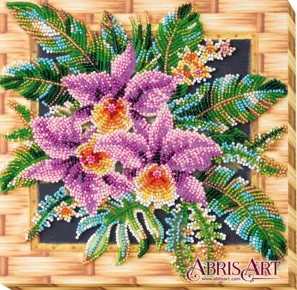 "Exotica. Orchidea Cattleya ". Kit ricamo a perline