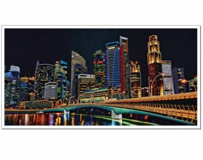 "Luci della città notturna". Kit ricamo a perline - Image 2