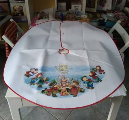 "Happy New Year!". Sottoalbero di Natale con ricamo a perline - Image 2