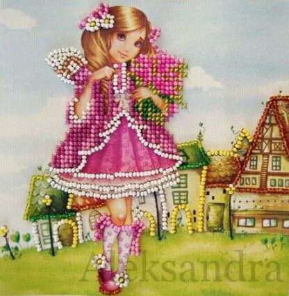 "Alice". Mini-kit ricamo a perline - Image 2