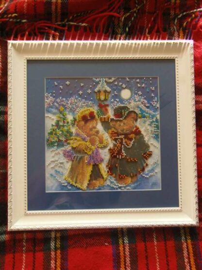"La magia di Natale. Orsetti".  Schema ricamo a perline - Image 2