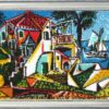 "Paesaggio mediterraneo" di Pablo Picasso. Kit ricamo a perline - Image 2