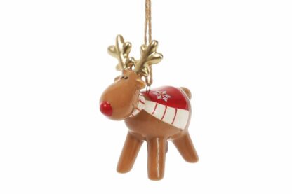 Decorazione di Natale. Renna di Babbo Natale