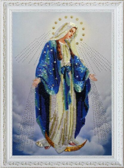 "L’Immacolata Concezione". Kit ricamo a perline