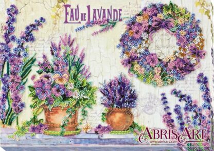 "Eau de Lavande". Kit ricamo a perline