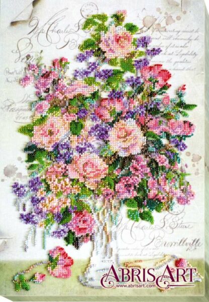 "Lettera d'amore". Kit ricamo a perline