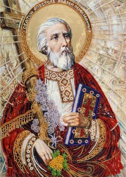 "Sant'Andrea. Apostolo". Kit ricamo a perline