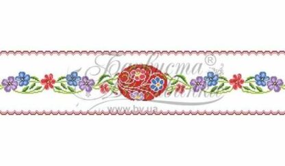 "Uova di Pasqua". Runner ricamo a perline - Image 2