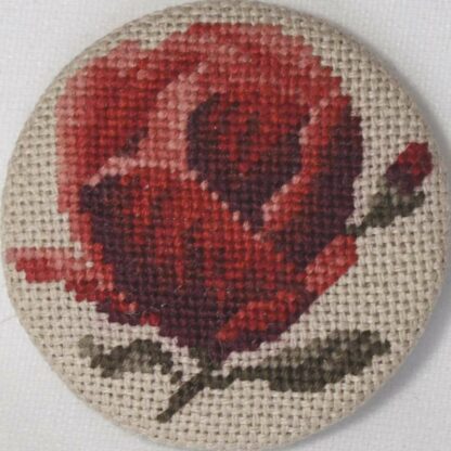 "Peonia". Kit-Collana micro-ricamo - Image 2