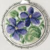 "Viola". Kit-Collana micro-ricamo - Image 2