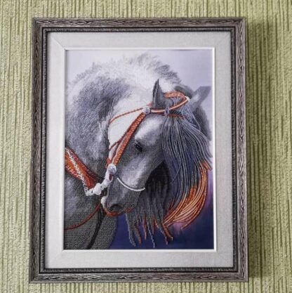 "Grazioso cavallo". Schema ricamo a perline - Image 3