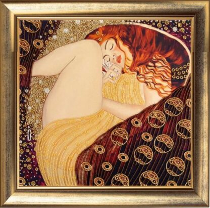 “Danae” di Gustav Klimt. Kit ricamo a perline - Image 2