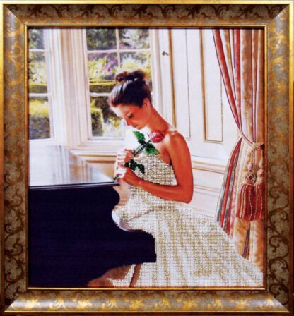 “Melodia d'amore”. Kit ricamo a perline - Image 2