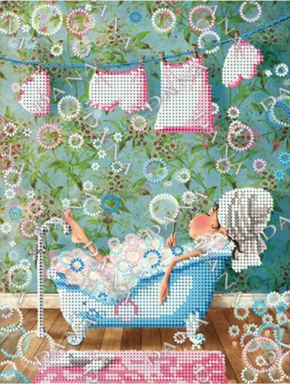 "Relax".  Schema ricamo a perline