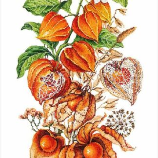 "Physalis". Schema ricamo a perline