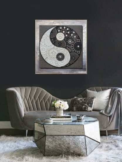 “Yin e yang”. Kit ricamo a perline