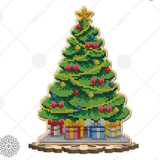 “Albero di Natale”. KIT-Figurina ricamo a perline in legno