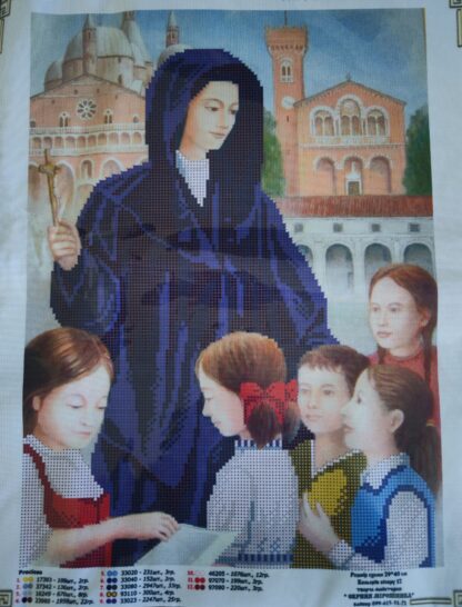"Santa Lucia". Schema ricamo a perline - Image 2