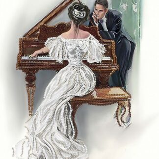 “Melodia d'amore”-02. Kit ricamo a perline