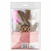 “Gnomo di Pasqua con pennello”. KIT-Decorazione ricamo a perline in legno